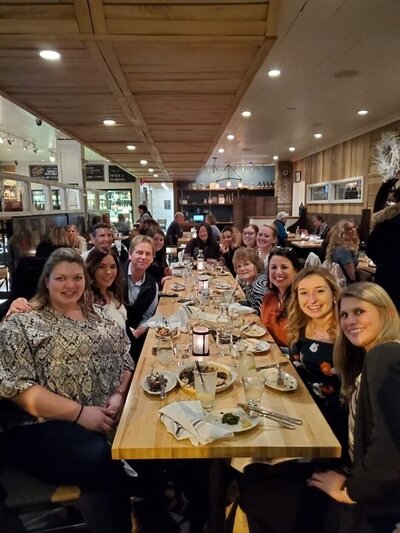 Margaret working with Zilli Hospitality Group Sales Team