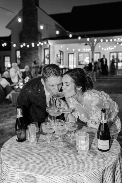 bride and groom photos in Falls Park Greenville
