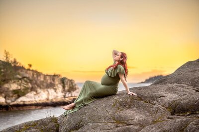 Maternity Session at Whytecliff Park West Vancouver