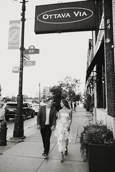 Downtown Detroit Rehearsal Dinner.