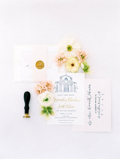 pirouettepaper.com | Wedding Stationery, Signage and Invitations | Pirouette Paper Company | Vibiana Downtown Los Angeles Wedding | Mallory Dawn Photography_ (17)