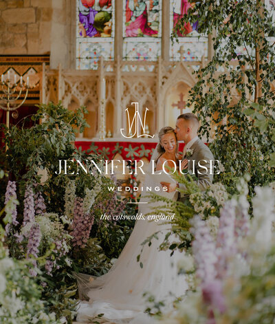 Sophisticated and unique brand overlay for a UK-based luxury event planner.