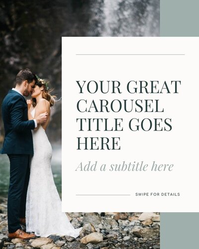 instagram post design for carousel cover
