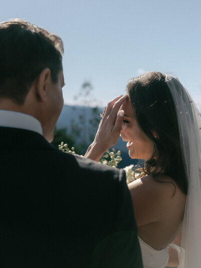 Julie x Christian. Aspen Little Nell Wedding by Alp & Isle. First Look-36