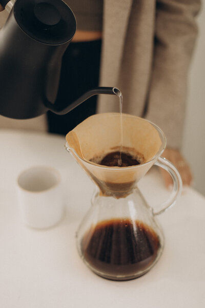 Pour Over Coffee  Process - Marrow Design