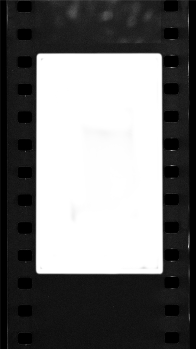Black film frame
