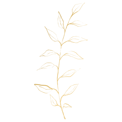 tall, gold sprig of leaves