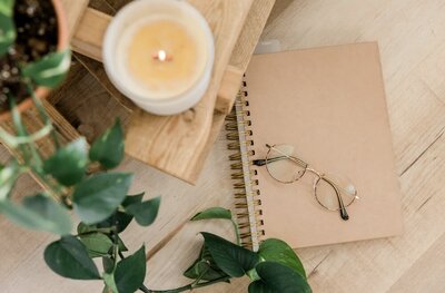 Creative, hospitality-inspired office or venue workspace
