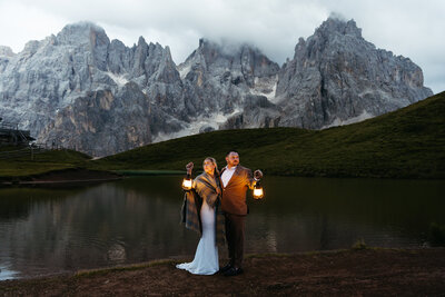 Private elopement in the Dolomites