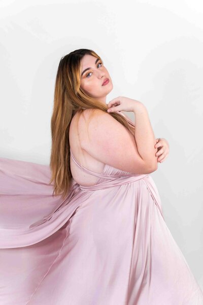 Flying Dress Rose Pastel