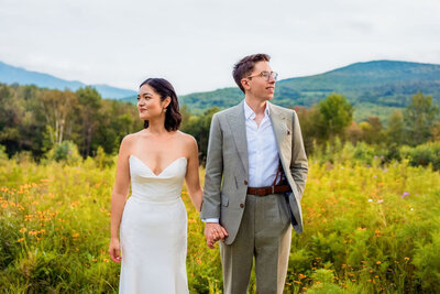 Danielle & David's Wedding Portrait | Wedding Photographers in NH