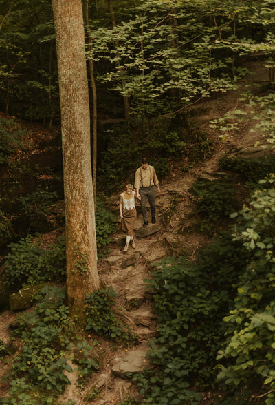 Engagement Shoot in the  Pacific Northwest Forest