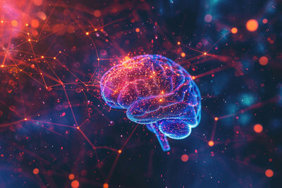 Woman lying on a yoga mat in her room, practicing a body scan.