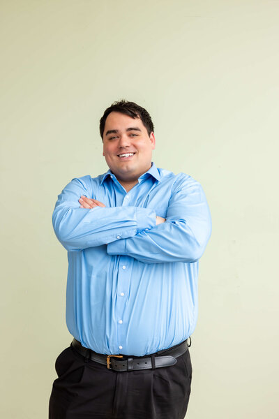 Portrait of Chandler Ledesma Wilson, Creative Designer and Social Media Coordinator at WLS Interests, responsible for marketing support, property branding, and digital communication.