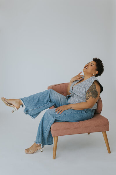 hair stylist brand photography