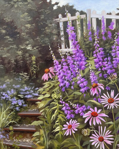 Commissioned Painting of Flowers