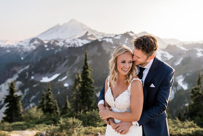 Mt. Rainier Elopement Portraits by Megan Montalvo Photography