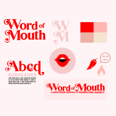 mouth illustration brand kit