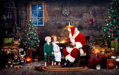 Santa Claus Reads Book Workshop Christmas Magical Memories