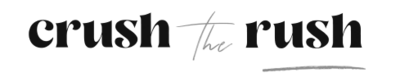 crush the rush logo