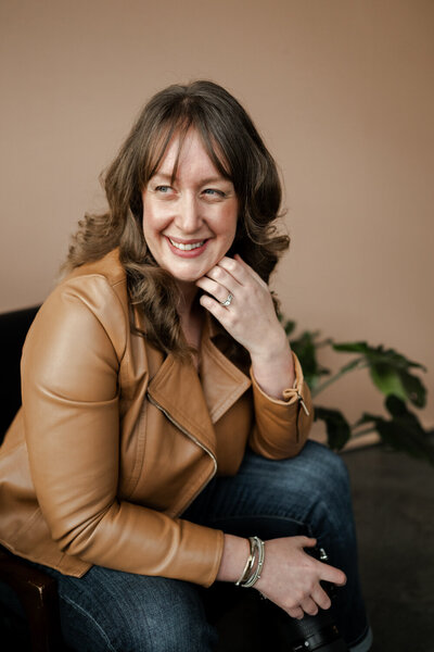 health professional posing for headshots
