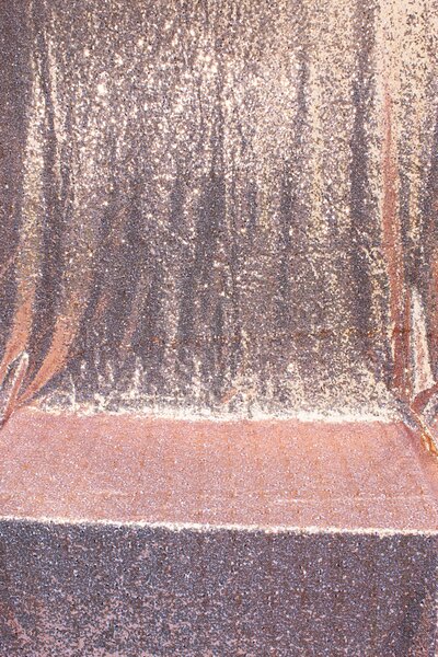 rose gold backdrop rentals