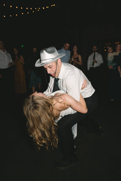 Austin wedding photographer captures fun reception dance