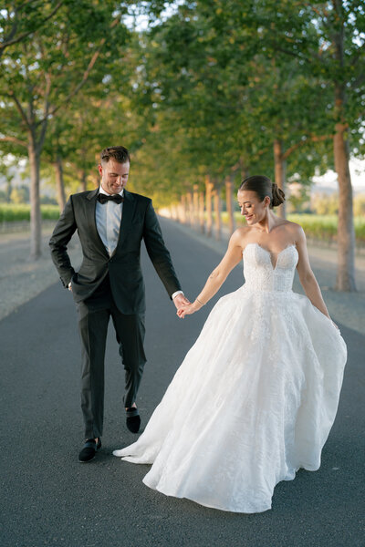 Wedding ceremony at Beaulieu gardens
