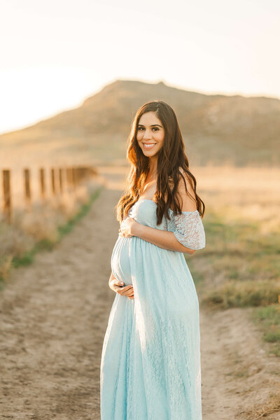 Maternity session at Quail Hill Lopp in Irvine Ca