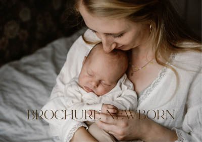 Brochure newbornfotografie Groningen Iris Antonides.