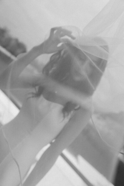 Bridal portraits at Washington Missouri wedding