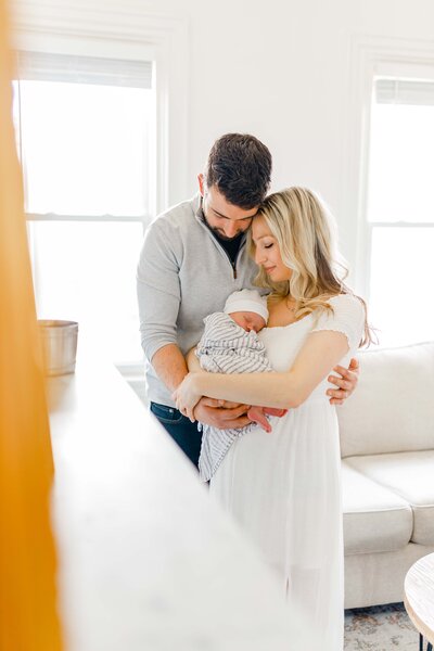 Photo by South Shore newborn photographer Christina Runnals | Newborn twins