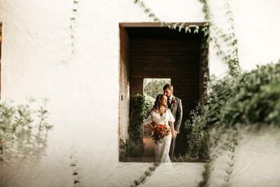 This is a wedding photographed by Kristin Bendigo Photography outside of Tucson Arizona