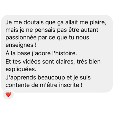 Témoignages Histoire et Philo (1)