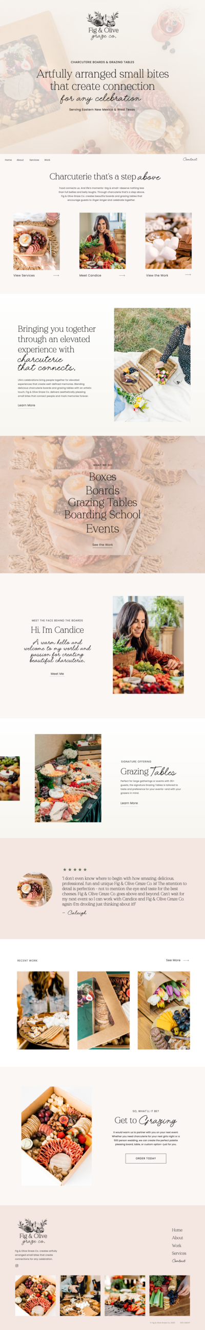 Preview of Fig & Olive Graze Co.Website - Clic