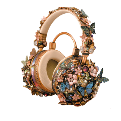 Fairy Star Branded Fairy Headphones Element Symbolizing Freedom with  a Touch of Magic