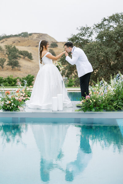 Luxury garden ceremony at El Encanto Santa Barbara