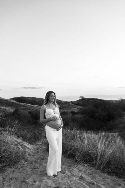 Zwangerschapsshoot in de duinen van Wassenaar