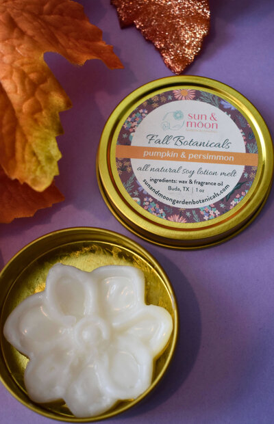 sun-and-moon-garden-botanicals-fall-pumpkin-persimmon-floral-lotion-melt-top-seperate