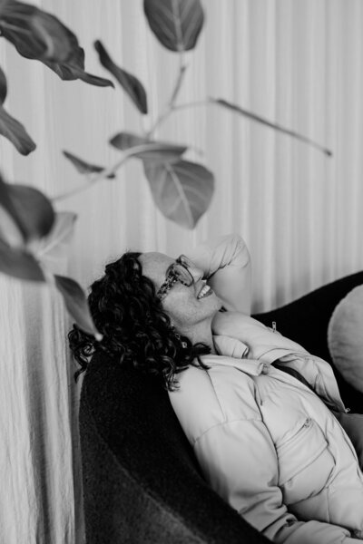 Personal trainers walking on street