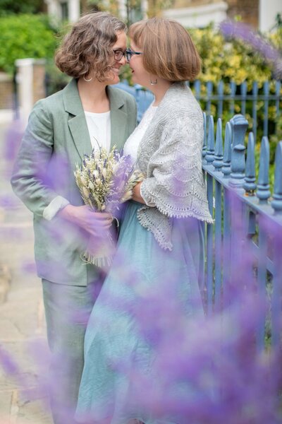 Brides celebrating
