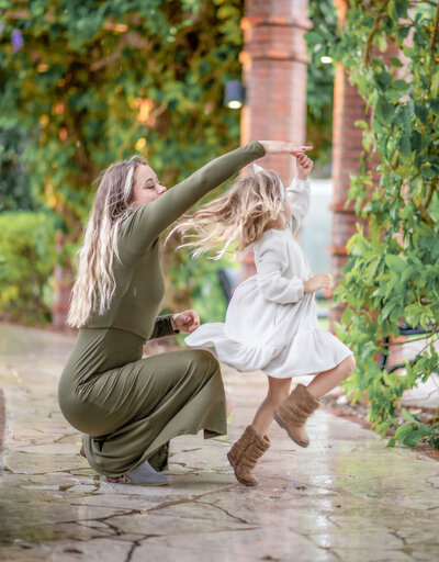 Family Photo Session with mother and daughter in Portland, OR
