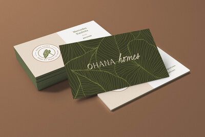 postcard brochure for landscaping company