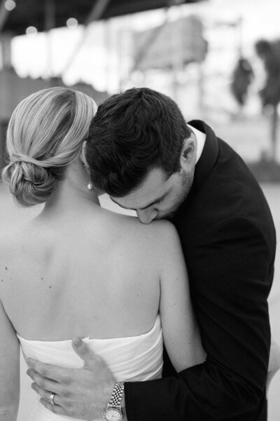 groom kissing bride, intimate wedding photos, luxury wedding photographer, tampa wedding photographer, luxury tampa wedding photographer, florida wedding photographer, miami wedding photographer