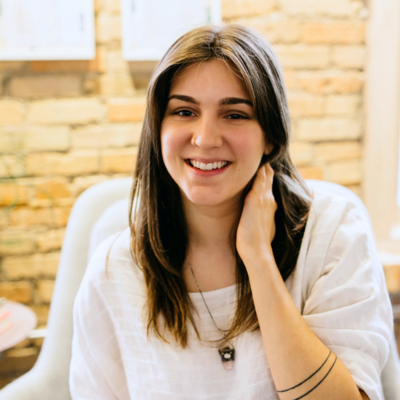 woman smiling at the camera
