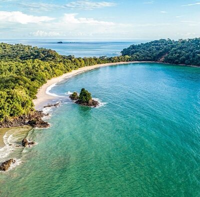 the beach in costa rica 