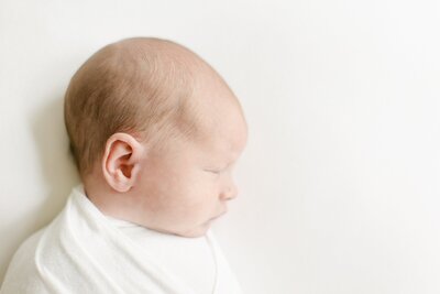 Macro shot of baby profile Charlotte NC
