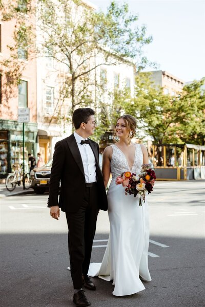 intimate wedding photos in new york city