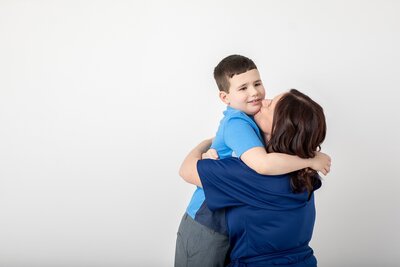 a sensory session by Bucks County Photographer