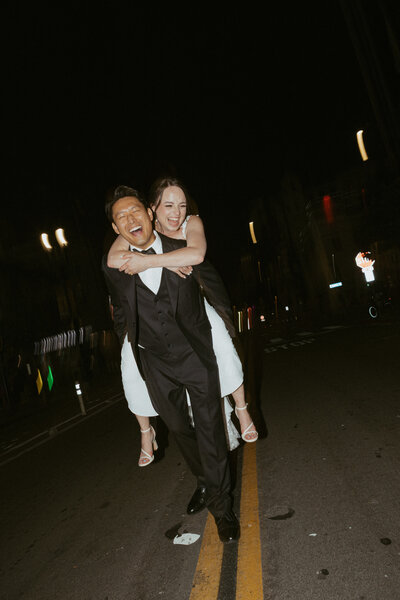 San Diego Wedding Photographer Photographs late night wedding Portraits 